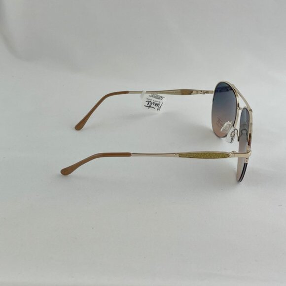 Nanette Aviator Sunglasses Gold & Beige Glitter main image 4